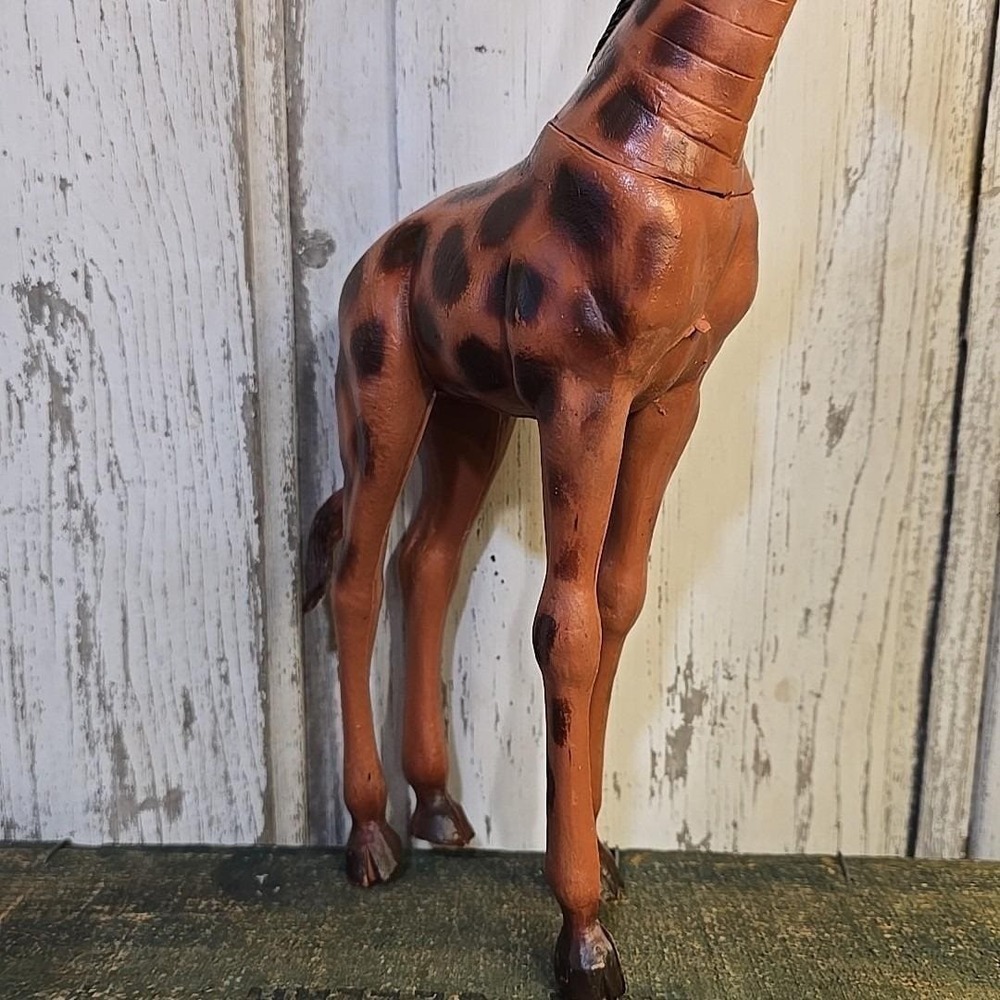 Vintage‎ Imperial 1985 GIRAFFE Figurine Safari Zoo Toy Plastic 14" - Picture 6 of 13